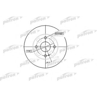 Диск тормозной передн MAZDA: 323 F VI 98-04, 323 S VI 98-04 фото