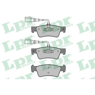 Колодки тормозные задние дисковые к-кт Lpr 05P1667 фото
