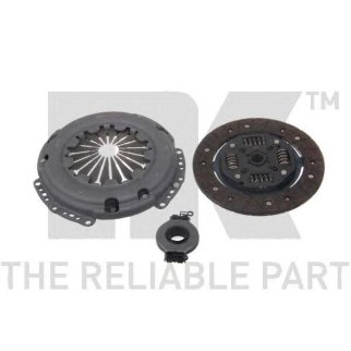 Комплект сцепления с выжимным подшипником-200mm / SEAT Arosa,Cordoba,Ibiza-II,Inca,VW Caddy-II,Golf- фото