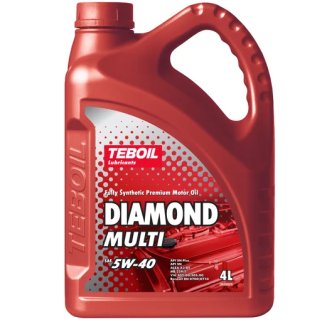 Масло моторное TEBOIL Diamond Multi 5W-40 синтетическое 4 л 3455081 фото
