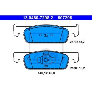 Колодки торм.передн. фото