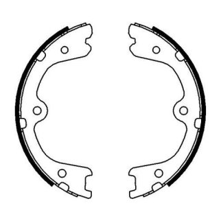 Колодки ручного тормоза к-кт TRIALLI GF 4530 фото 2