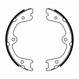 Колодки ручного тормоза к-кт TRIALLI GF 4530 фото 2