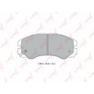 Колодки тормозные дисковые перед прав/лев LCV фото