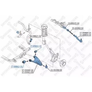 Сайлентблок Stellox 77-00862-SX фото