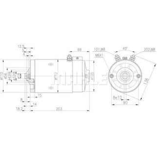 Стартер MERCEDES Atego (24В,4кВт,9 зубцов) MAHLE фото