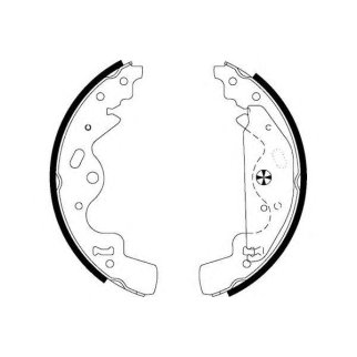 Колодки барабанные к-кт TEXTAR 91063600 фото