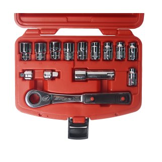 Набор головок со сквозным отверстием 10-19мм (в кейсе) 14 предметов JTC /1 фото 1