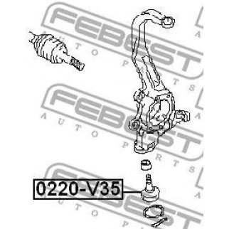 Опора шаровая FEBEST 0220-V35 фото