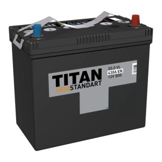 Аккумулятор TITAN ASIA STANDART 72 А/ч Обратная R+ 258x175x221 EN620 А фото