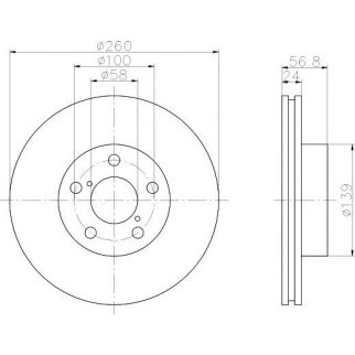 Диск тормозной передний вентилируемый TEXTAR 92081900 фото