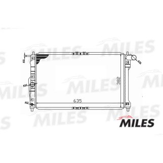 Радиатор основной MILES ACRM001 фото 3