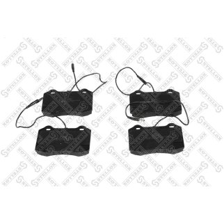 445 014B-SX_колодки дисковые передние! с антискрип. пластинами Peugeot 406 3.0i & 24V 96> фото