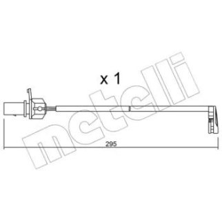 Датчик износа колодок METELLI _SU.224 фото