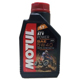 Масло моторное MOTUL ATV Power 4T синтетическое 5W-40 SN/SM/SL/SJ 1л. фото