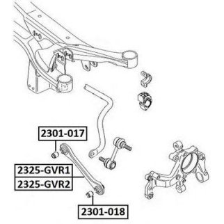 Сайлентблок ASVA 2301-018 фото
