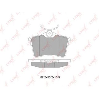 Колодки тормозные задние дисковые к-кт LYNXauto BD-6113 фото