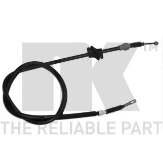 904769_трос ручника правый!Audi 80 Coupe <91disc фото