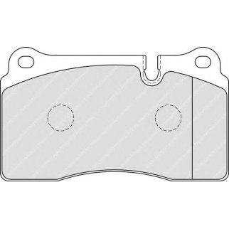 Колодки тормозные передние к-кт FERODO FDB1996 фото