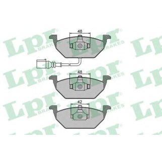 Колодки тормозные передние к-кт Lpr 05P692 фото