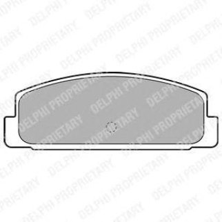 Колодки тормозные задние к-кт DELPHI LP1766 фото