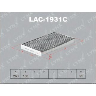 Фильтр салона LYNXauto LAC-1931C фото