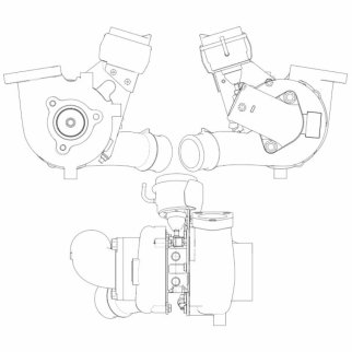 Турбокомпрессор для а/м Hyundai H1 Starex (07-) 2.5D (D4CB) (тип BV43) (LAT 0864) фото 4