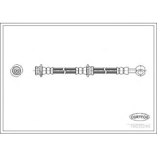 Шланг тормозной CORTECO 19032240 фото