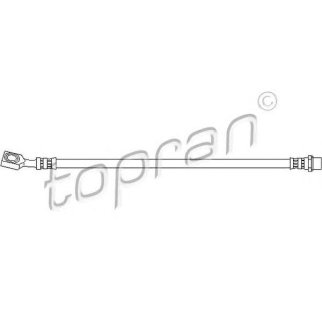 Шланг тормозной задний topran 207223585 фото