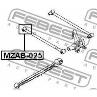 Сайлентблок задней подвески FEBEST MZAB-025 фото