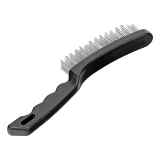 Щетка 4-рядная металлическая с пластмассовой ручкой SPARTA 748665 фото 2