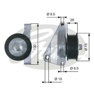 Ролик ручейкового ремня GATES T36422 фото