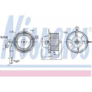 Мотор отопителя VW GOLF/JETTA/VENTO 92-98 фото