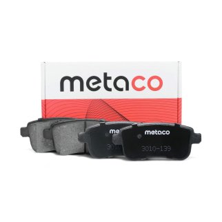 Колодки тормозные задние дисковые к-кт metaco 3010-139 фото
