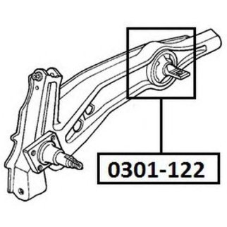 Сайлентблок ASVA 0301-122 фото