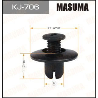 KJ-706_клипса! Mazda 323 98-03 фото