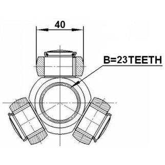 Трипоид FEBEST 2116-CB320AT фото 2