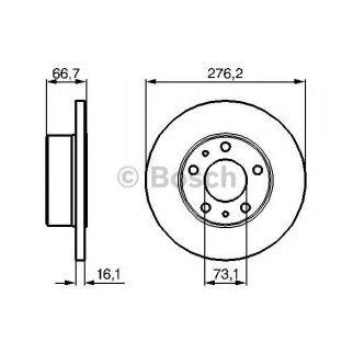 Диск тормозной задн IVECO: DAILY III 29 L 10/29 L 11/29 L 12/29 L 14/35 C 10 V, 35 S 10 V/35 C 12, 35 S 12/35 C 14, 35 S 14/35 C 15/35 C 17, 35 S 17/35 C 9, 35 S 9/3 фото