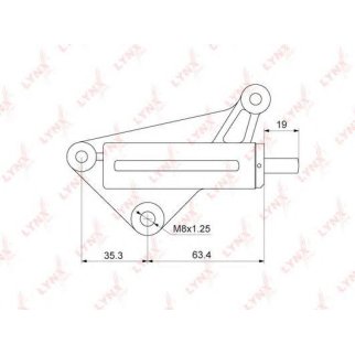 Натяжитель ремня LYNXauto PT-1003 фото