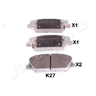 Колодки тормозные Japanparts PA-K27AF фото