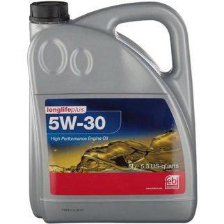 Масло моторное FEBI Longlife Plus 5W-30 синтетическое 5 л 32947 фото