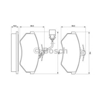 Колодки VW GOLF/VENTO 2.0,2.8L WVA20168/21366 фото