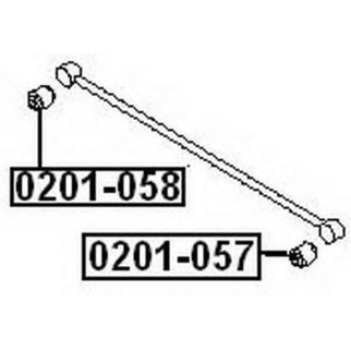 Сайлентблок ASVA 0201-057 фото