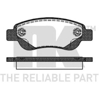 224572_колодки дисковые передние! Citroen C1, Peugeot 107, Toyota Aygo 1.0/1.4HDi 05> фото