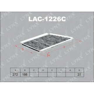 Фильтр салона LYNXauto LAC-1226C фото