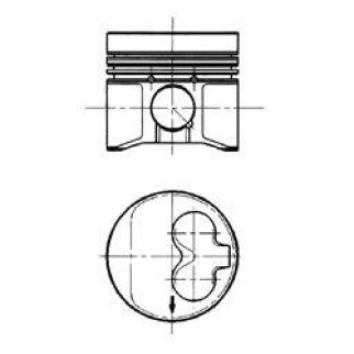 Поршень Kolbenschmidt 91 429 630 фото