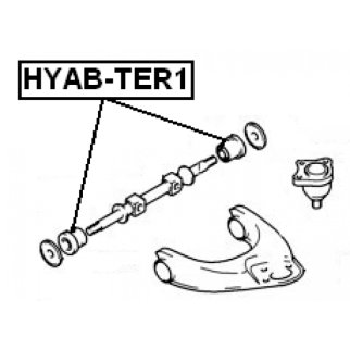 Сайлентблок рычага FEBEST HYAB-TER1 фото 2