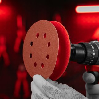 Круг абразив.на ворс.подкладке ф125мм Р180 10шт MATRIX фото 6