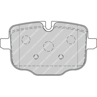Колодки тормозные задние к-кт FERODO FDB4381 фото