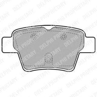 Колодки тормозные к-кт DELPHI LP1926 фото